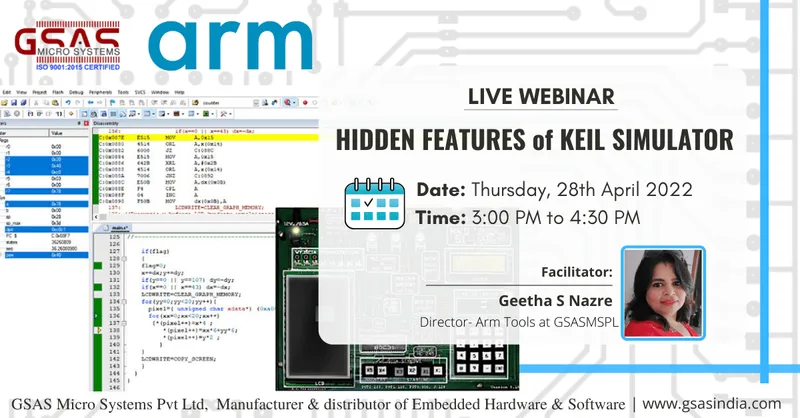 Arm Keil Tools in India, Hidden Features of the Keil Simulator, featured image