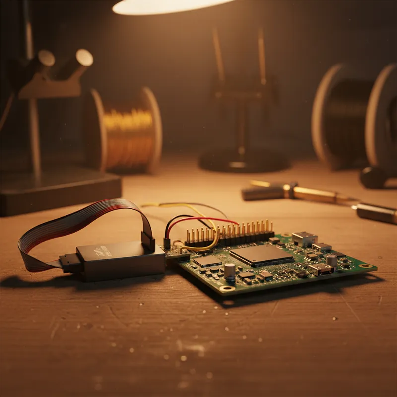 Digital Discovery logic analyzer capturing SPI protocol waveforms