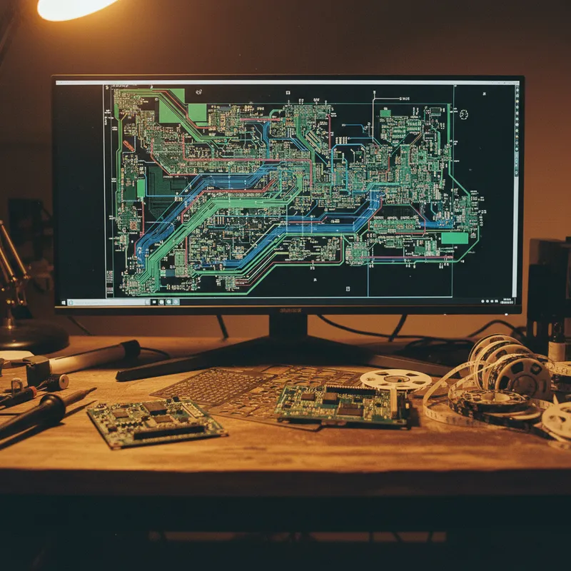 PCBPlate copper thickness distribution heat map across a PCB panel