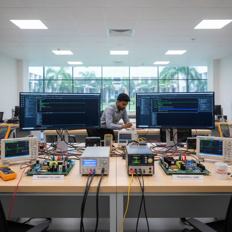Regenerative vs traditional electronic load comparison