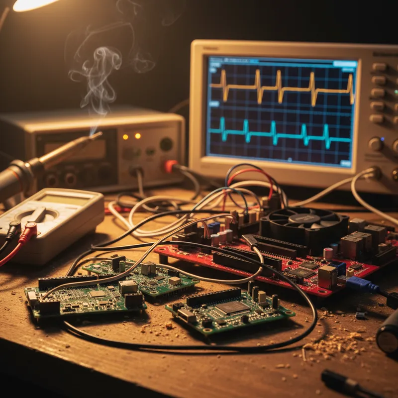 Reyax RYLR998 and RYLR993 LoRa modules compared side by side on a workbench