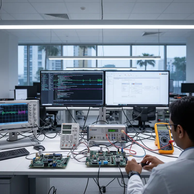 SEGGER Flasher Secure and HSM root-of-trust programming workflow at an Indian OEM secure programming line
