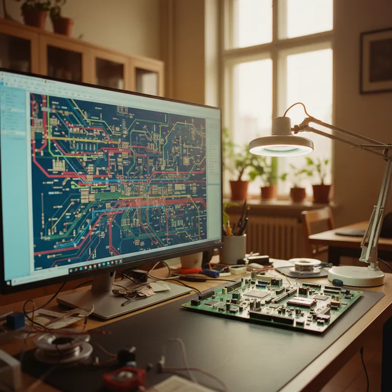 VI curve signature showing a shorted capacitor on a PCB repair workstation