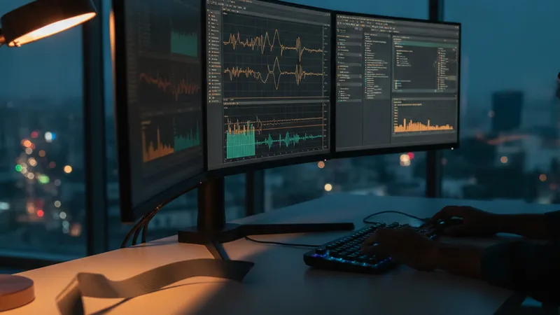 Functional verification engineer in India reviewing RTL waveforms, coverage charts and a regression dashboard, Siemens Questa One and the Questa Prime to Questa One rename explained by GSAS