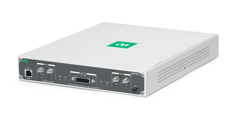 NI Ettus USRP X310 software defined radio with dual daughterboard slots and Kintex-7 FPGA, available in India from GSAS Micro Systems