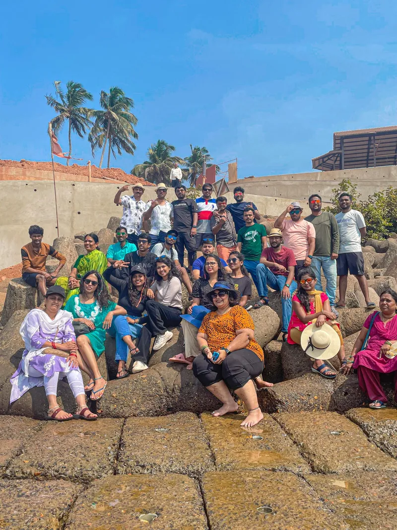 GSAS team at beach outing