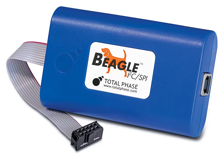 Beagle I2C/SPI, in-system monitoring setup with passive bus tap connection