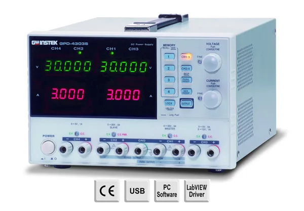 GW Instek GPD-2303S Series Programmable Linear DC Power Supply
