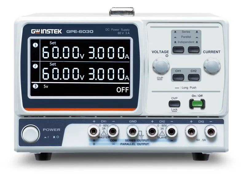GW Instek GPE-3060 Series Triple Output Linear DC Power Supply
