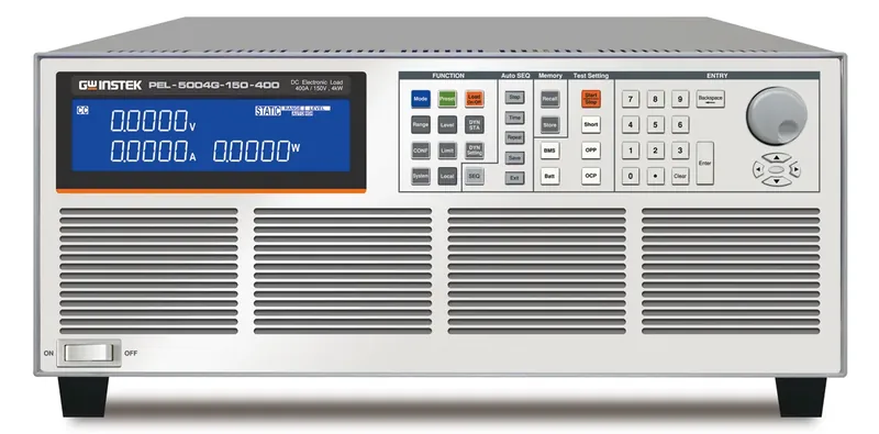 GW Instek PEL-5000G high-power programmable DC electronic load (up to 1200 V), available in India from GSAS Micro Systems