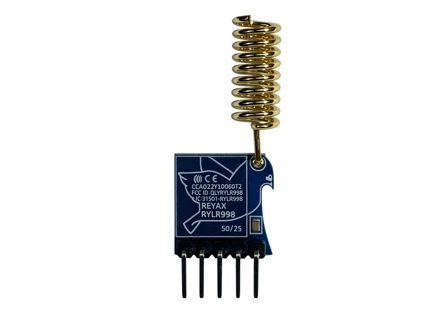 RYLR998 LoRa module, compact SX1262-based wireless transceiver