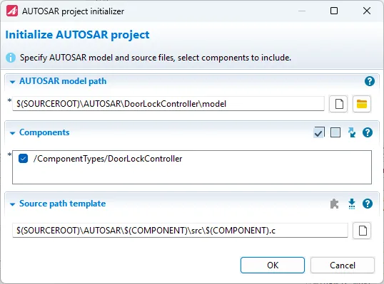 TESSY 6 AUTOSAR project initializer mapping software components to test modules automatically, available in India from GSAS